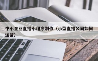 府谷中小企业直播小程序制作（小型直播公司如何运营）